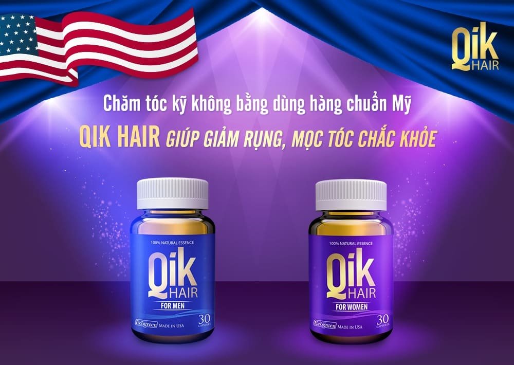 Qik hair giải pháp giảm rụng tóc