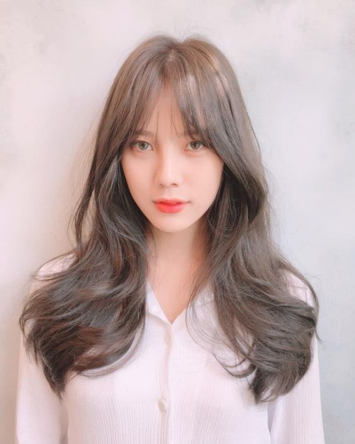 30 kiểu tóc mái bay đẹp xinh nữ tính style Hàn Quốc cực hot