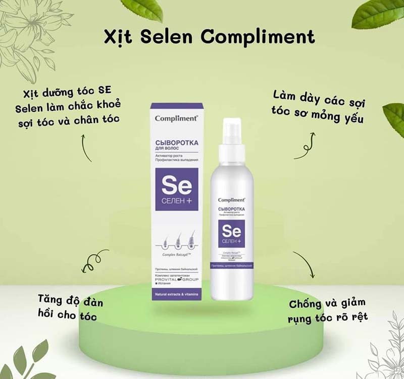 Xịt mọc tóc SE Selen Compliment