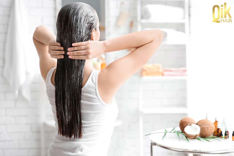 ủ tóc bằng mặt nạ tóc thiên nhiên