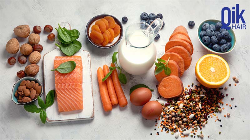 bổ sung thực phẩm dinh dưỡng cho tóc