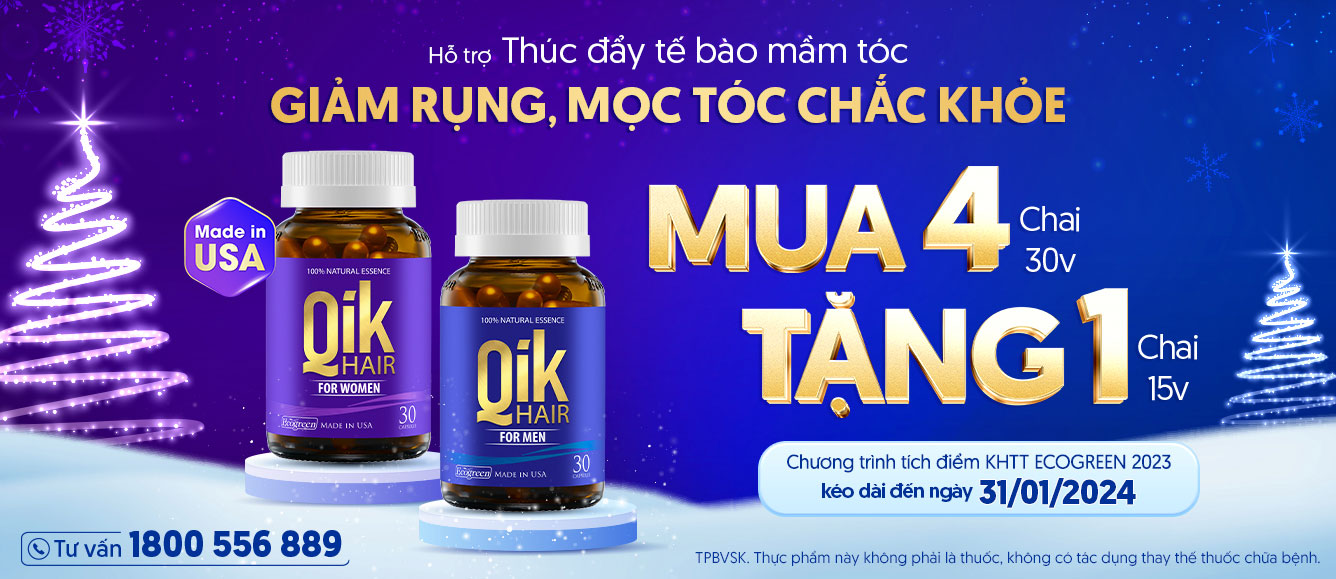 khuyến mãi qik hair