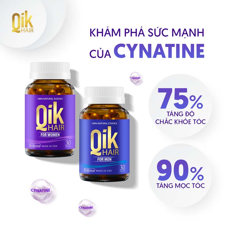 bộ đôi sản phẩm qik hair