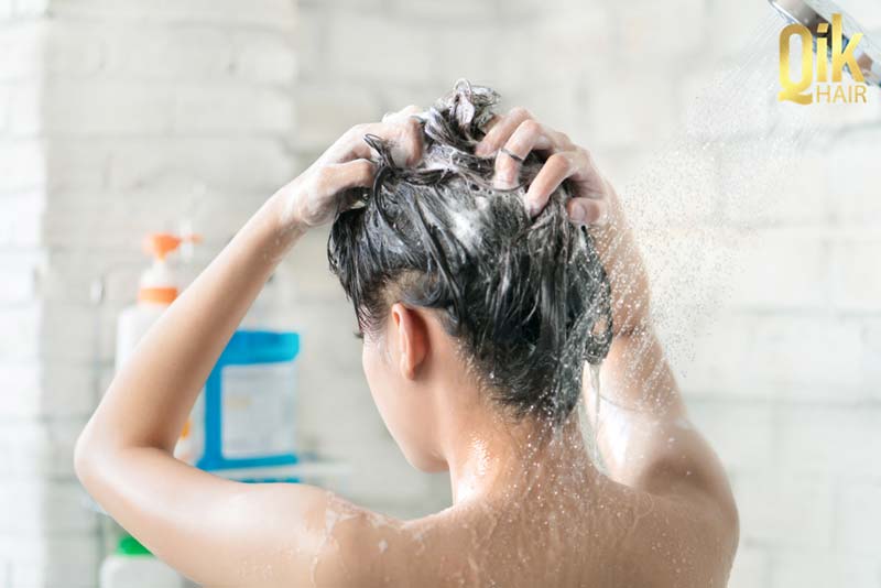 gội đầu kết hợp massage