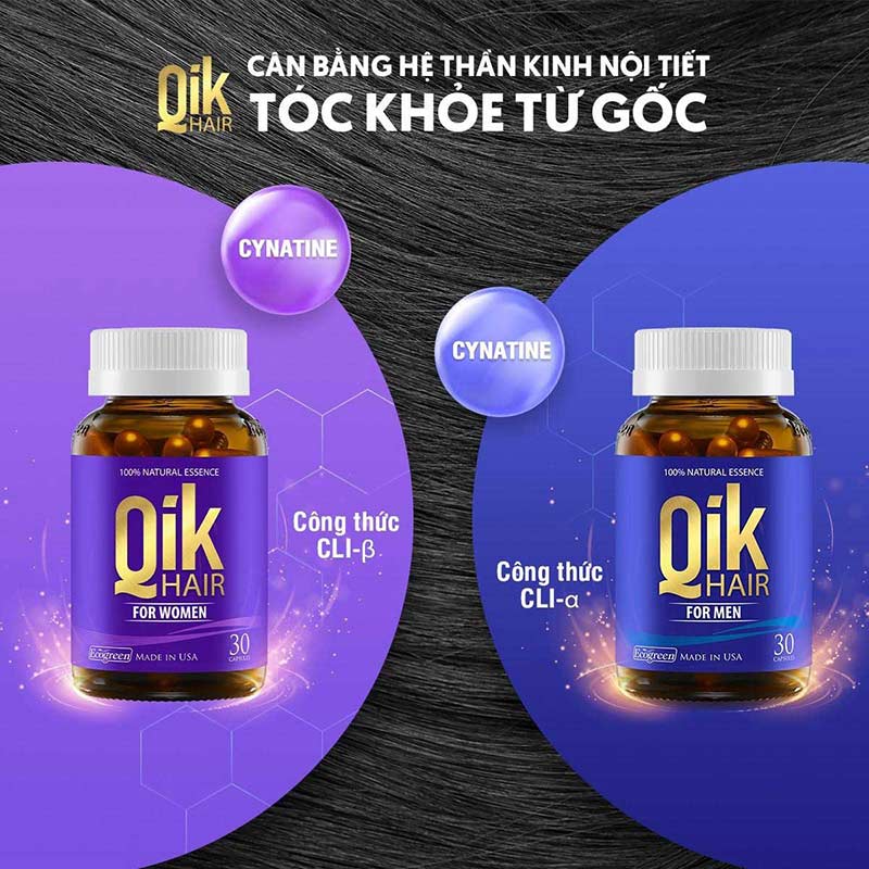 viên uống qik hair