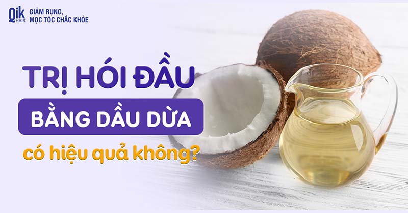 Trị hói đầu bằng dầu dừa có hiệu quả không? [Giải đáp chi tiết]