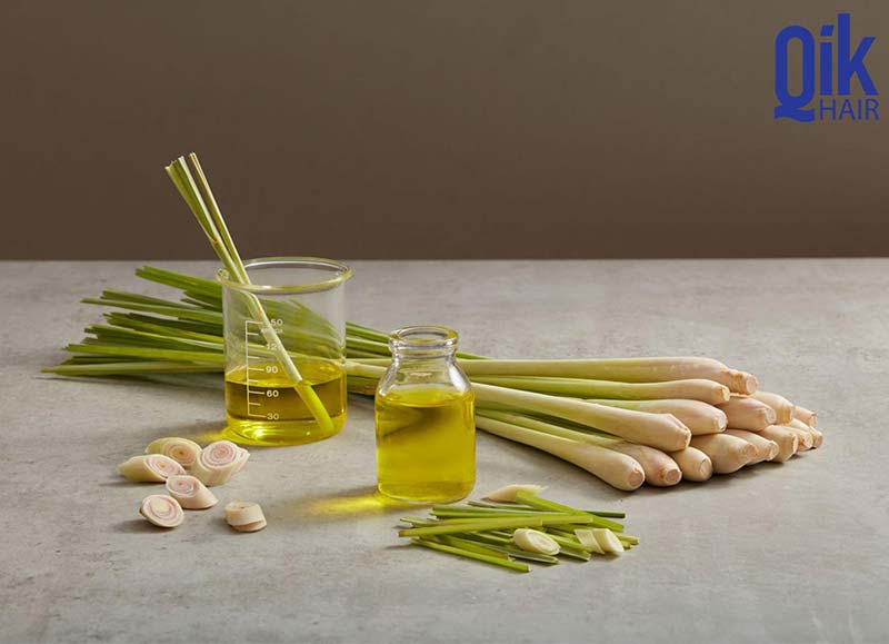 dầu ô liu với sả để ủ tóc