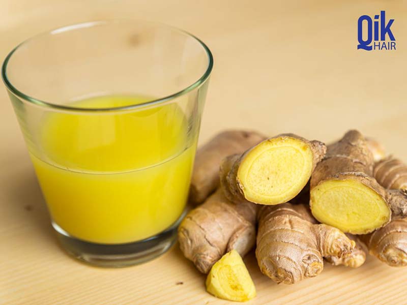 gội đầu bằng nước gừng