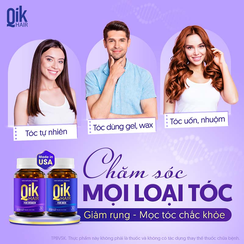 qik hair chăm sóc mọi loại tóc