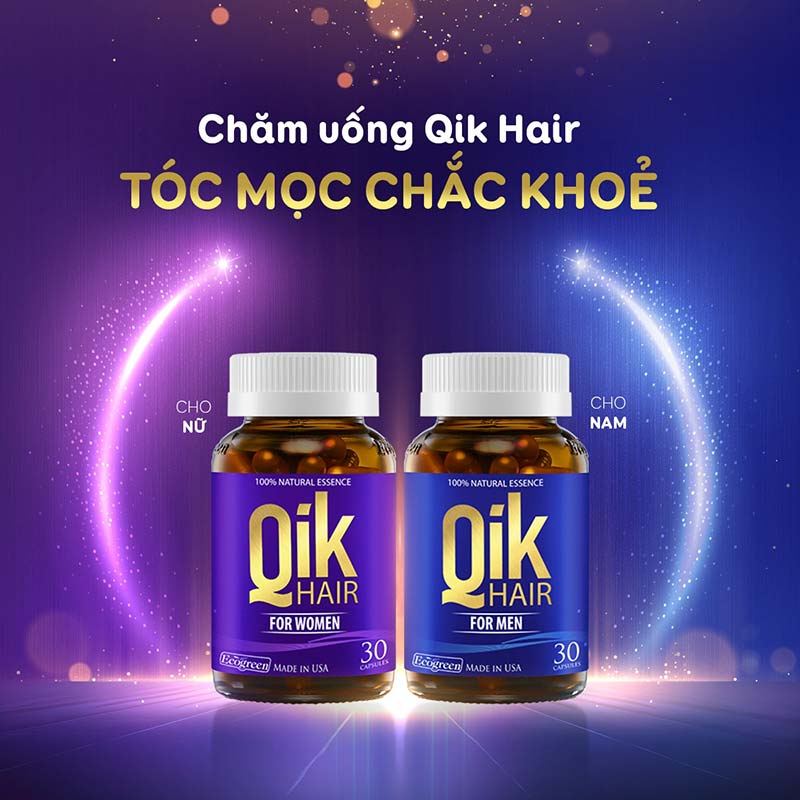 viên uống qik hair giúp mọc tóc