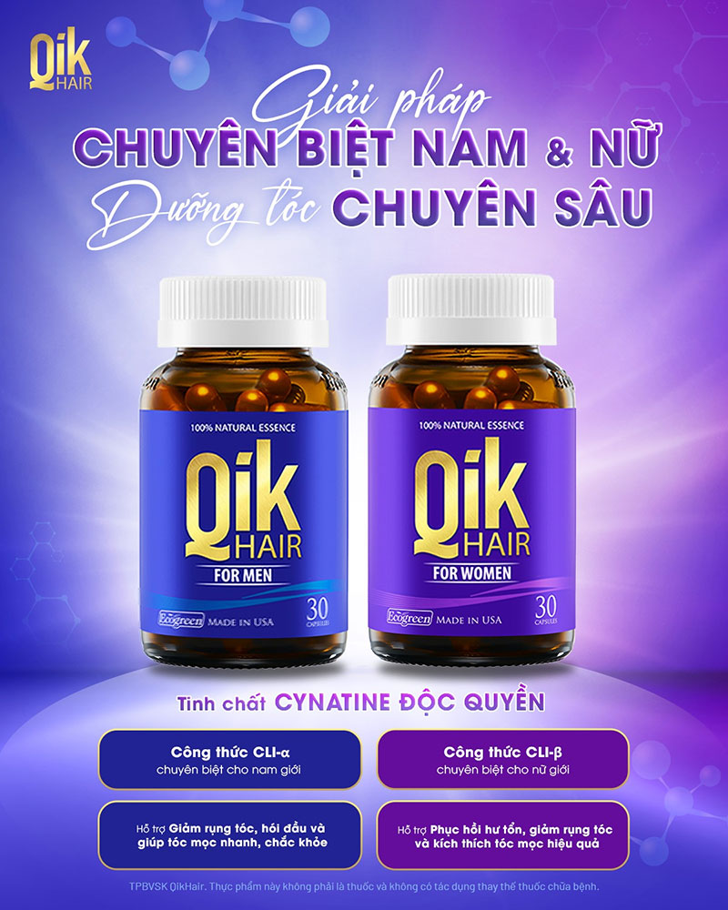 qik hair giải pháp dưỡng tóc