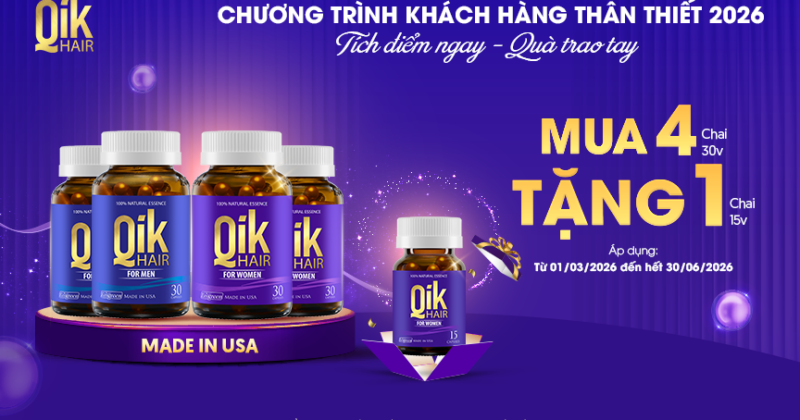 Chương trình khách hàng thân thiết Qik Hair 2026