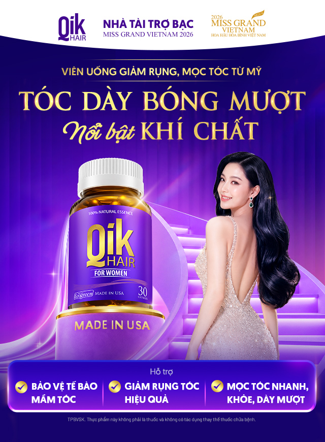Qik Hair tài trợ Miss Grand 2026
