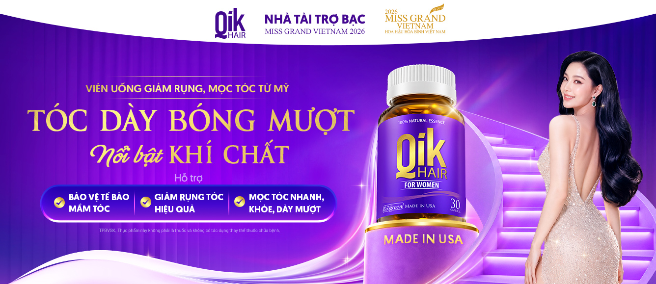 Qik Hair tài trợ Miss Grand 2026